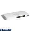 Cisco CBS220-24T-4X | Switch Thông Minh Gigabit 24 Cổng - Tích Hợp 4 Cổng 10G SFP