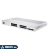 Cisco CBS250-24T-4X-EU | Switch Thông Minh Gigabit 24 Cổng - Tích Hợp 4 Cổng 10G SFP