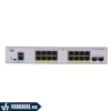 Cisco CBS350-16FP-2G-EU | Switch Quản Lý PoE 16 Cổng Gigabit - Tích Hợp 2 Cổng Gigabit SFP
