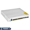 Cisco CBS350-8P-E-2G-EU | Switch Quản Lý PoE 8 Cổng Gigabit - Tích Hợp 2 Cổng Gigabit RJ45/SFP