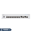 Cisco CBS350-8S-E-2G | Switch Quản Lý 8 Cổng Gigabit - Tích Hợp 2 Cổng Gigabit Ethernet Combo