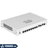 Cisco CBS350-8S-E-2G | Switch Quản Lý 8 Cổng Gigabit - Tích Hợp 2 Cổng Gigabit Ethernet Combo