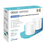 TP-Link Deco X60 (Pack 2) | Hệ Thống Mesh WiFi 6 Chuẩn AX5400 Tốc Độ Cao Dễ Dàng Cài Đặt