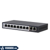 D-LINK DGS-F1010P-E | Switch PoE Cho Hệ Thống WiFi Với 8 Cổng PoE Công Suất 96W