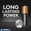 Vỉ 8 Viên Pin Alkaline AAA Duracell Coppertop MN2400-LR03 Dung Lượng Cao