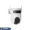 Ezviz H9C 6MP | Camera Wi-Fi Quay Quét Ngoài Trời-Ống Kính Kép 3MP-Hỗ Trợ Màu Ban Đêm