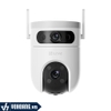 Ezviz H9C 6MP | Camera Wi-Fi Quay Quét Ngoài Trời-Ống Kính Kép 3MP-Hỗ Trợ Màu Ban Đêm