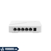H3C Magic BS205 | Switch Chia Mạng 5 Cổng Gigabit Tự Động Nhận Diện In/Out