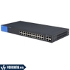 LINKSYS LGS326MP | Switch Thông Minh PoE+ 26 Cổng Gigabit - Công Suất 384W