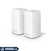 LINKSYS WHW0102 Pack 2 | Bộ Wi-Fi Mesh Băng Tần Kép Tốc Độ Cao AC1300