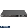 Ruijie RG-ES118S-LP | Switch 16 Port PoE Giải Pháp Cấp Internet + Nguồn Cho IP Camera, IP Phone
