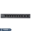 Ruijie RG-EG210G-P | Router Chịu Tải 200User Hỗ Trợ 8 Cổng PoE+ Cấp Nguồn AP WiFi