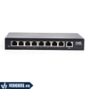 Ruijie RG-S1809-P | Switch 8 Port PoE Hỗ Trợ 1 Port GE Uplink Công Suất 118W | Hàng Chính Hãng