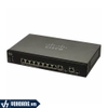 Cisco SF352-08P-K9 | Switch Quản Lý PoE 8 Cổng - Công Suất 30W Mỗi Cổng - 2 Combo mini-GBIC Ports