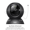 TP-LINK Tapo C211 | Camera Thông Minh Quay Quét 360 Độ 3MP 2K Có Tầm Nhìn Đêm