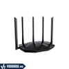 TENDA TX2 Pro | Router WiFi6 Tốc Độ AX1500Mbps Phát Sóng Rộng Với 5 Anten 6Dbi