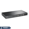 TP-Link TL-SG2428P | Switch 24 Port Gigabit POE/POE+ Công Suất 250W Giải Pháp Cấp Nguồn Camera,WiFi