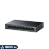 TP-LINK LS109P | Switch 8 Port PoE+ Cấp Nguồn Cho Camera Có Cổng UpLink