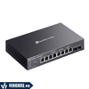 TP-Link SG2210XMP-M2 | Switch 8 Cổng PoE+ Chuẩn 2.5G Với 2 UpLink SFP+ 10G