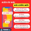 Viettel 12V200B | Sim Data 4G Gói Cước 2GB/Ngày Nghe Gọi Miễn Phí Gói 12 Tháng