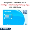 Vinaphone VD14912T | Gói Cước Data 4G Siêu Ưu Đãi 6GB/Ngày ( Gói 1 Năm )