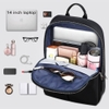 Balo Thời Trang Nữ Tính, Fix Laptop mỏng nhẹ 14,1 inch BOPAI LADY - Black