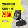COMBO SIÊU ƯU ĐÃI - DI CHUYỂN MÙA TỰU TRƯỜNG: ROKIN POWER & KINGBAG SKY