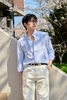 BTM - Áo Sơ Mi Dài Tay Vải Oxford Dáng Regular Fit - 2027SMD07