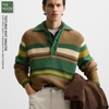Z.R - Áo Len Dệt Kim Cổ Bẻ - 2025AN53