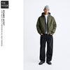 Z.R - Áo Khoác Bomber Trần Bông Dáng Relaxed-Fit - 2025AK176