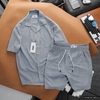Underness - Bộ Sơ Mi Quần Short Ngắn Tay Cổ Cuban Shirt - 2024B03