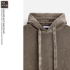 Z.R - Áo Len Dệt Kim Dáng Hoodie Wax Bạc - 2025AN35