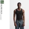 KAF - Áo Tank Top Vải Gân Kiểu Cơ Bản - 2025AP69