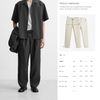 Z.R - Quần Hoa Văn Nổi Dáng Relaxed Fit - 2025QD27