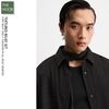 Z.R - Sơ Mi Hoa Văn Nổi Dài Tay Dáng Relaxed-Fit - 2025SMD24
