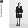 Z.R - Quần Short Dáng Rộng Vải Vân Nổi - 2025QS32