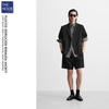 Z.R - Quần Short Dáng Rộng Vải Vân Nổi - 2025QS33