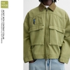 Z.R - Áo Khoác Khaki Dáng Boxy Fit - 2025AK160
