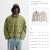 Z.R - Áo Khoác Khaki Dáng Boxy Fit - 2025AK160