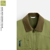 Z.R - Áo Khoác Khaki Dáng Boxy Fit - 2025AK160