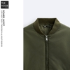 Z.R - Áo Khoác Bomber Trần Bông Dáng Relaxed-Fit - 2025AK176