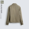 Z.R - Áo Khoác Vải Đũi Dáng Overshirt - 2025AK198