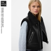 BSK - Áo Khoác Gilet Da Nữ Lót Lông Cừu - 2026AKW03