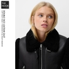 BSK - Áo Khoác Gilet Da Nữ Lót Lông Cừu - 2026AKW03