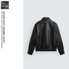 Z.R - Áo Khoác Da Cổ Bẻ Dáng Coach - 2026AK89