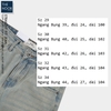 BTM - Quần Jean Ống Đứng - 2025QB07