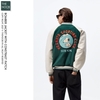 Z.R - Áo Khoác Varsity Bomber Thêu Patch Họa Tiết - 2027AK10