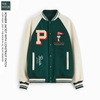 Z.R - Áo Khoác Varsity Bomber Thêu Patch Họa Tiết - 2027AK10