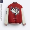 Z.R - Áo Khoác Varsity Bomber Thêu Patch Họa Tiết - 2027AK11