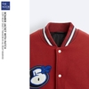 Z.R - Áo Khoác Varsity Bomber Thêu Patch Họa Tiết - 2027AK11